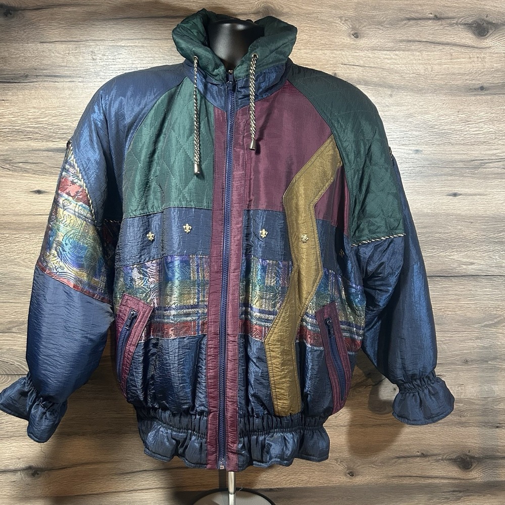Vintage G-4000 Jacket 80s 90s Women's Small Rare Vintage Colorful‎